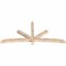 Ekena Millwork Alberta Smooth Timber Gable Bracket, Douglas Fir, 84"W x 38"H x 3 1/2"D x 3 1/2"F, 11/12 Pitch GBW084X38X0404ALB00SDF - alternate 4